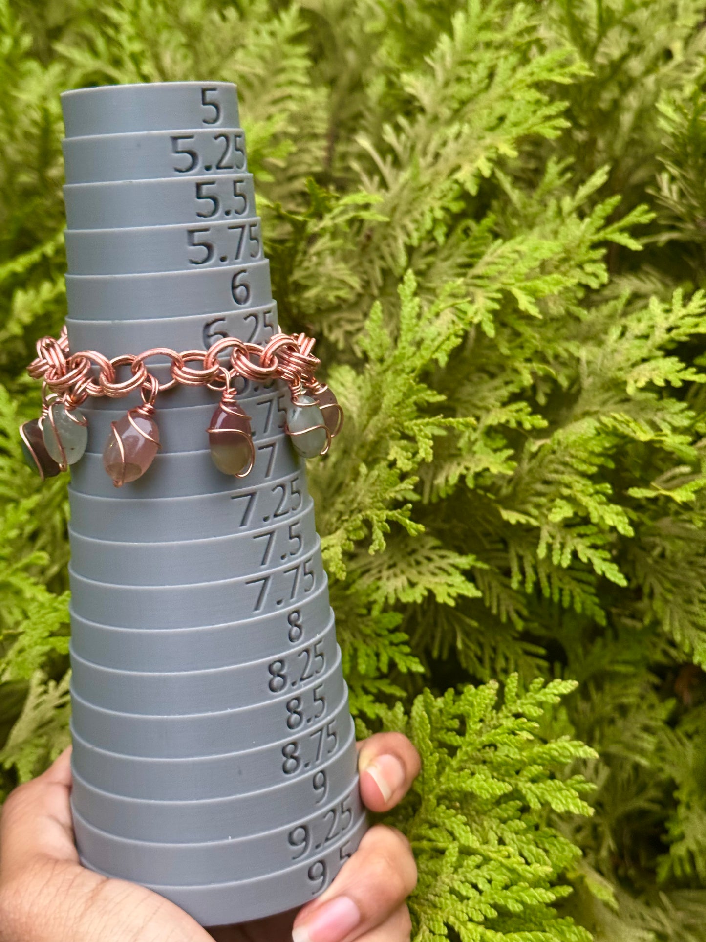Chunky Crystal Charm Bracelet