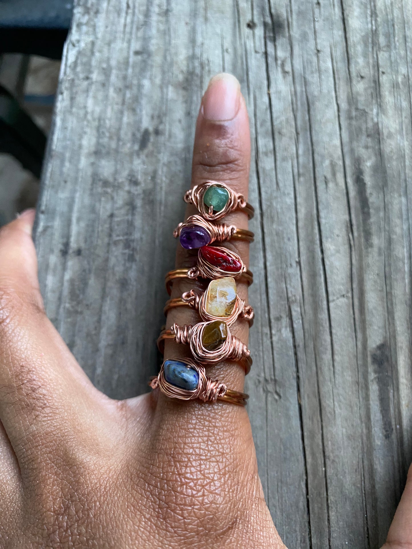 Mini Crystal Rings