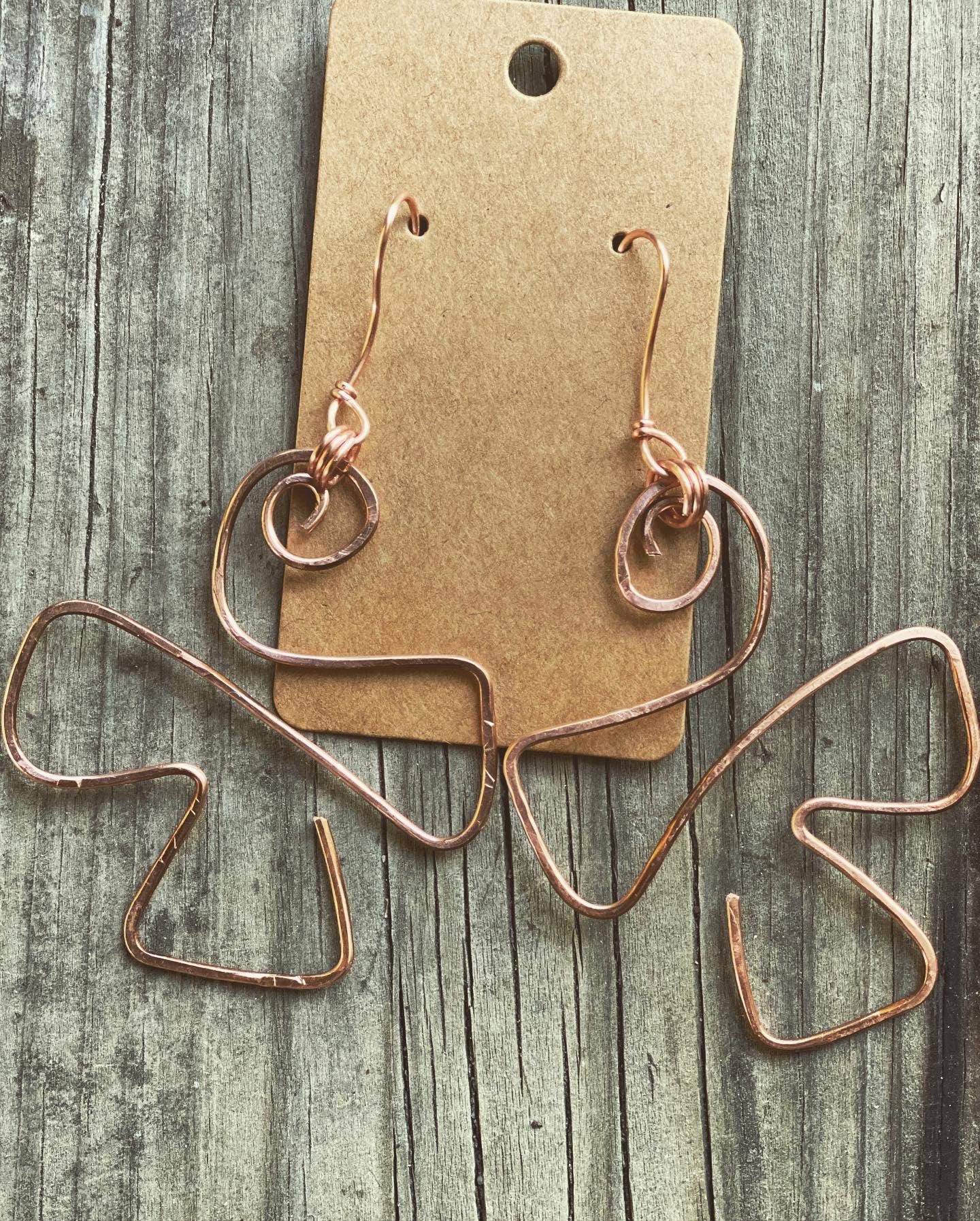 Handmade Copper Earrings