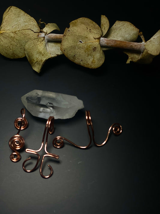 Copper Lip cuffs