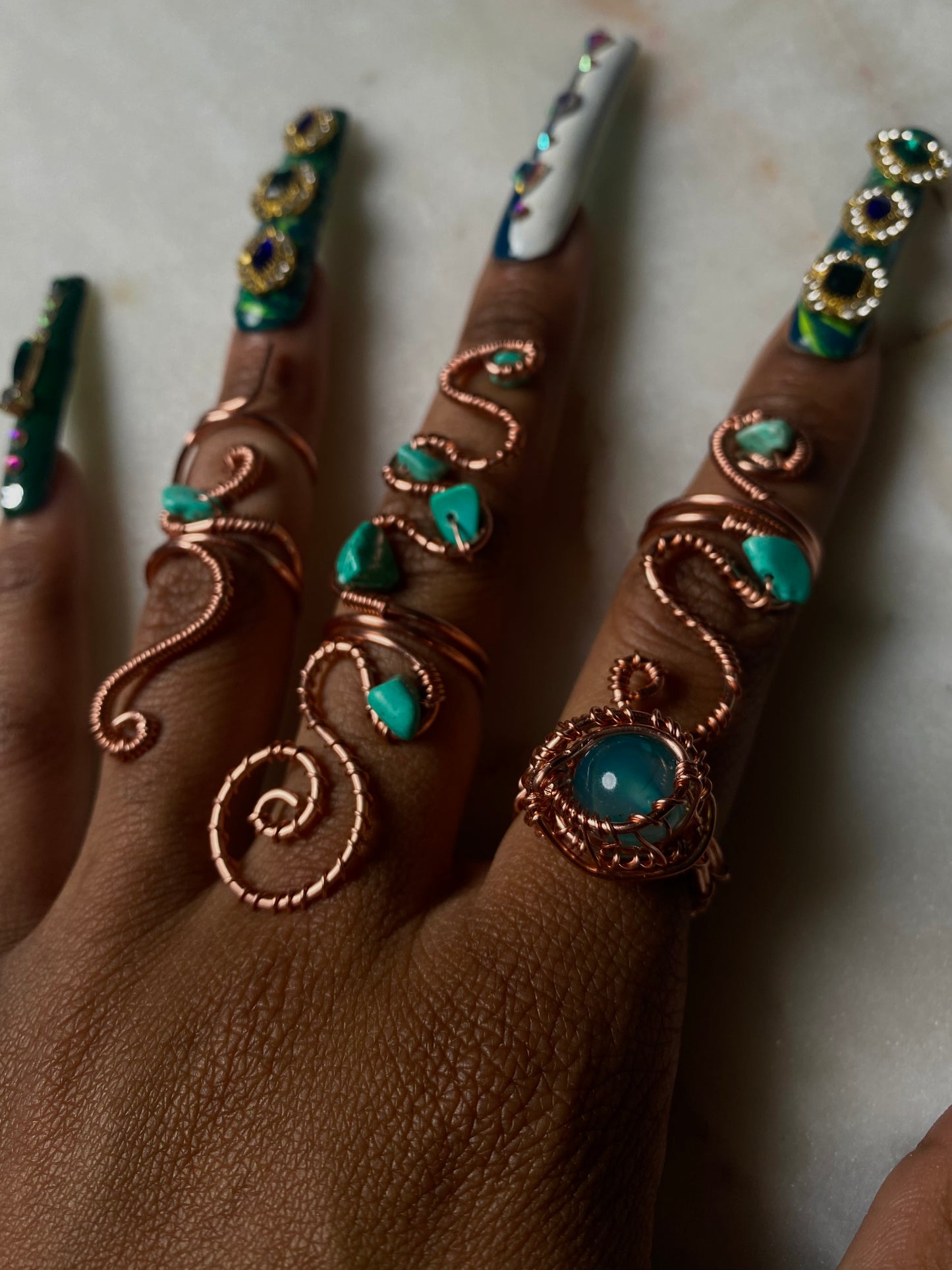 Hand adornment set (Rings)