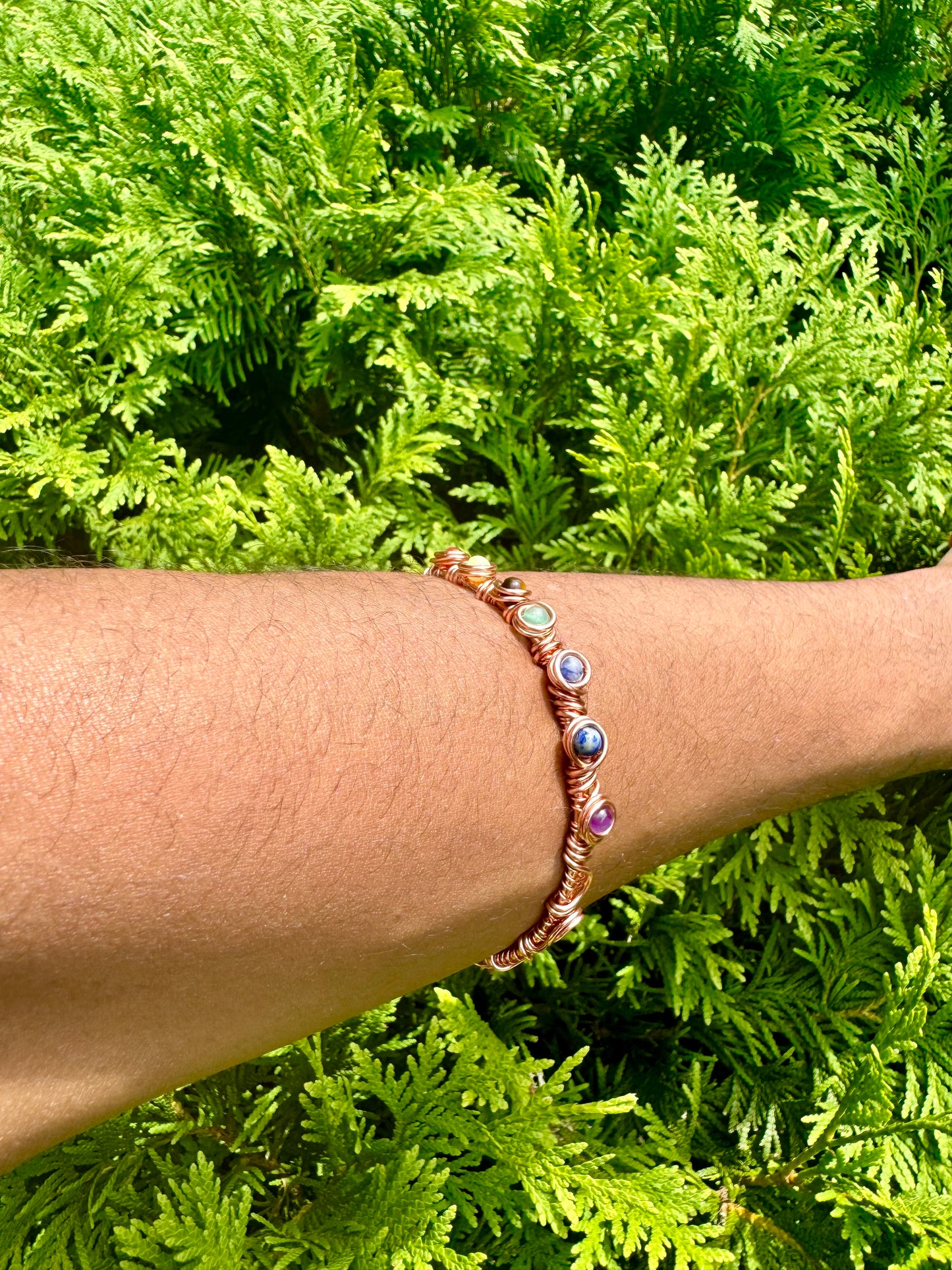 Mini Copper Chakra Cuff