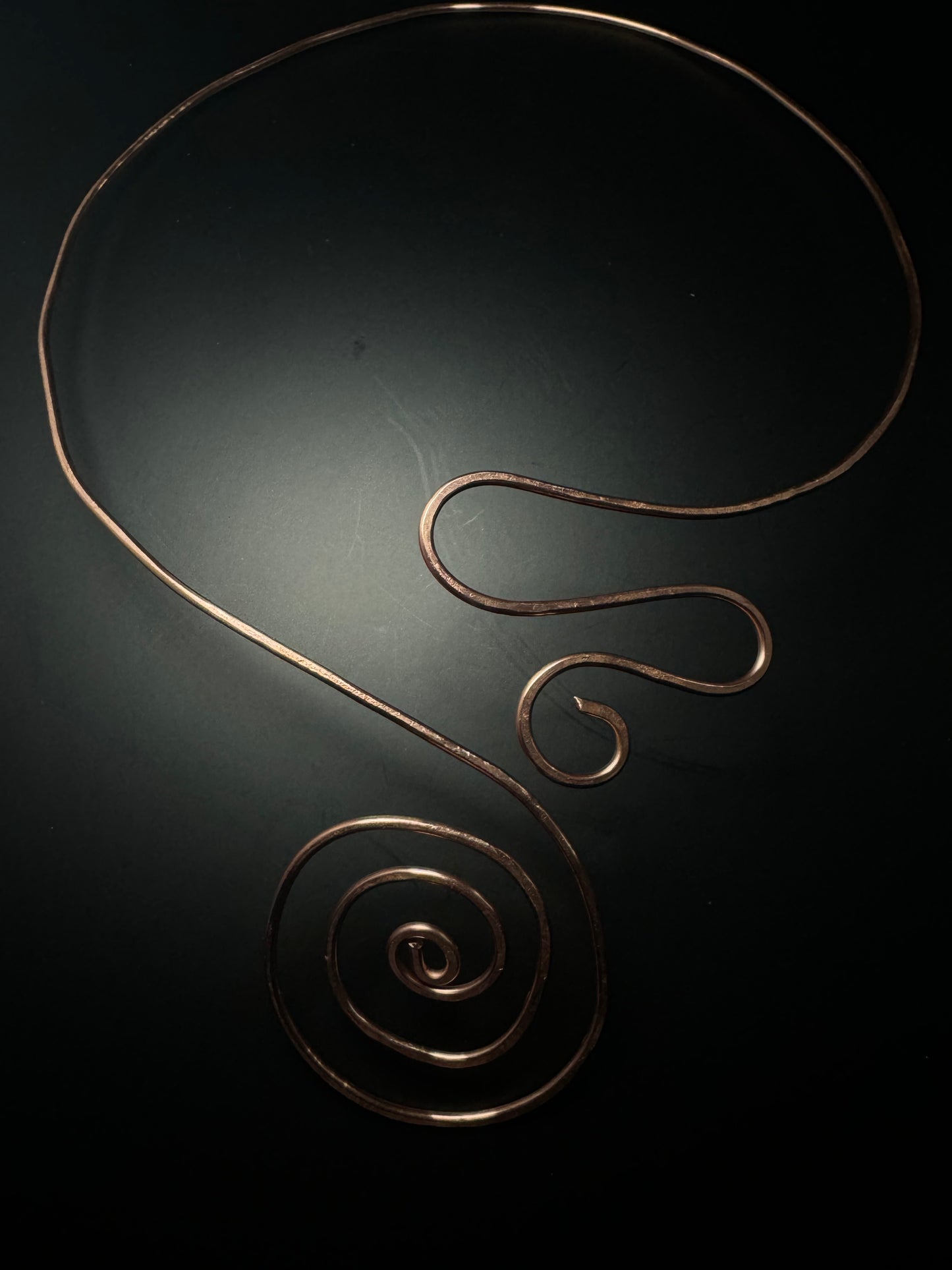 Copper choker neckpiece