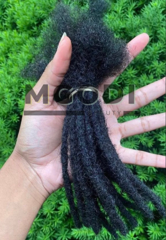 100% human hair loc extensions