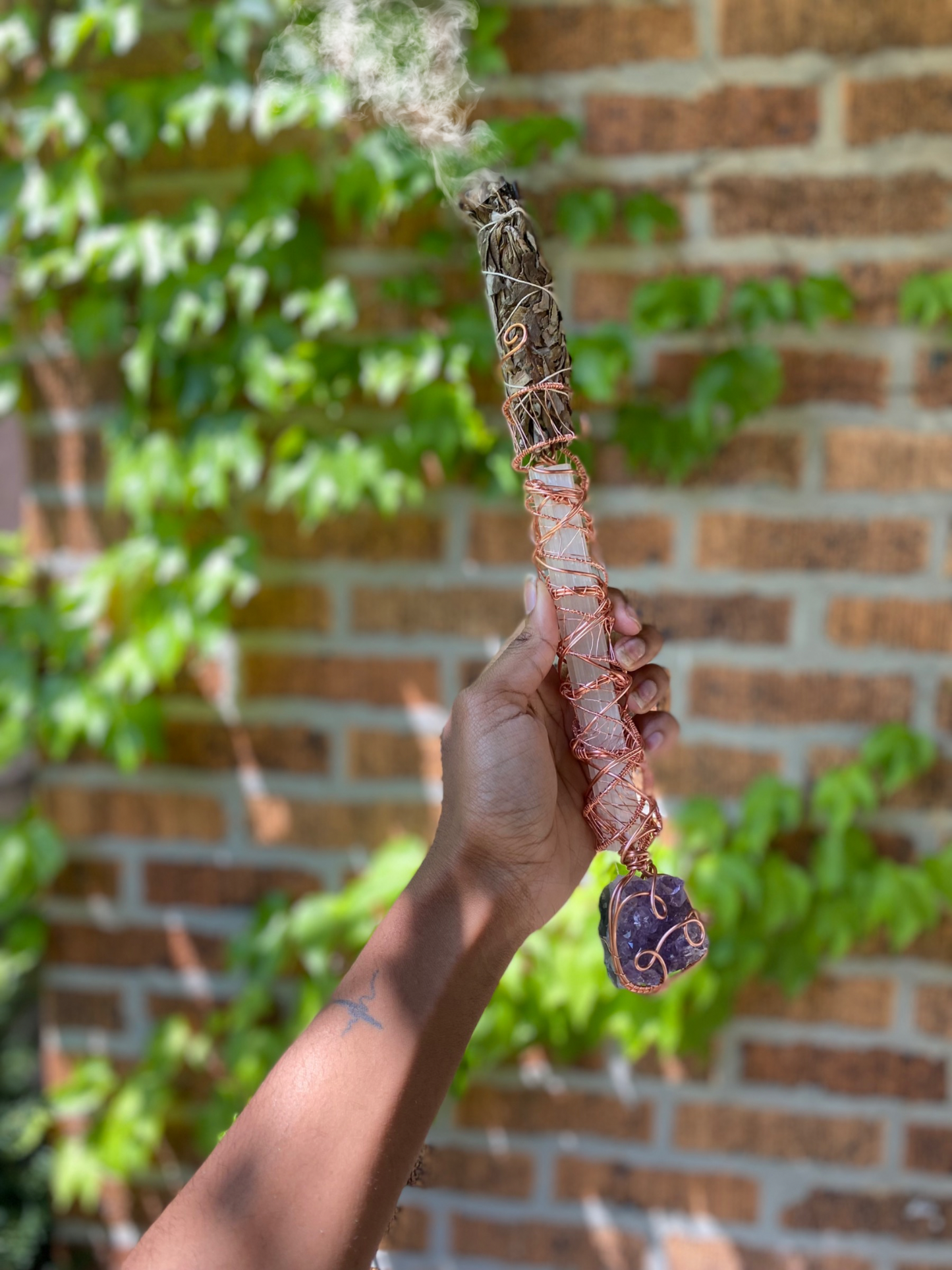 Smudge Wand (Crystal Sage Stick)